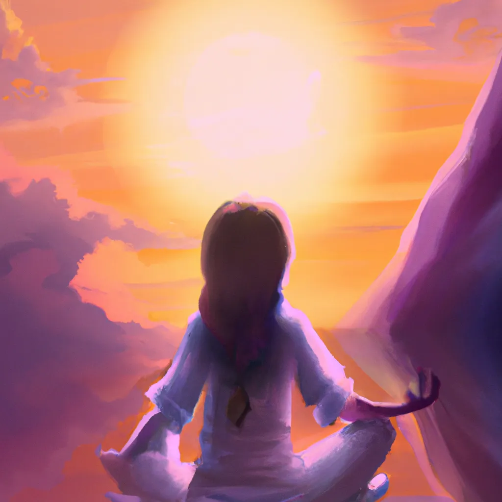 Imagem meditacao guiada manha