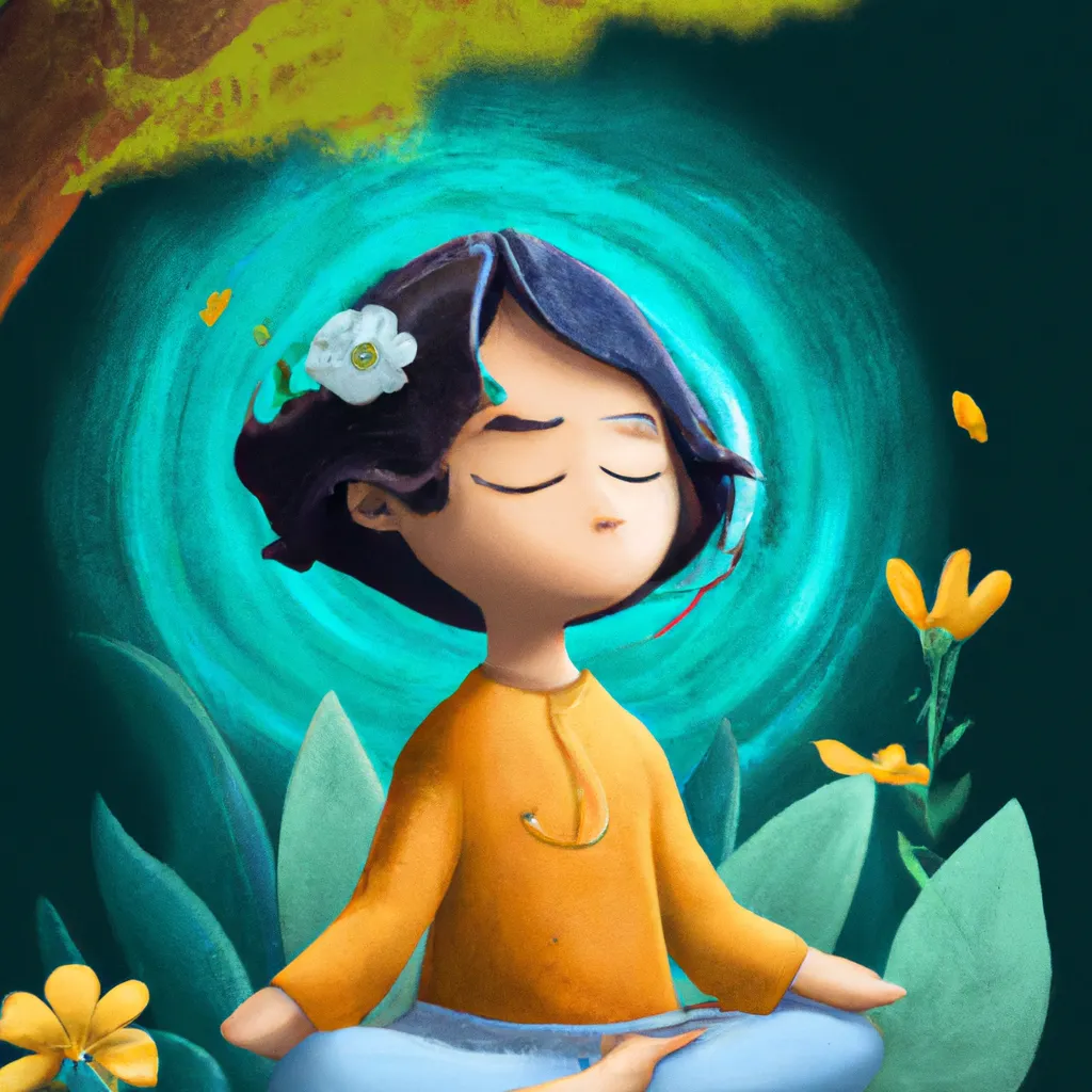 Imagem meditacao infantil iasd