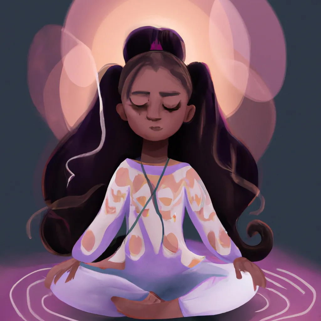 Imagem meditacao infantil