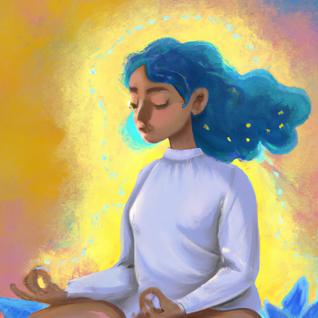 Imagem meditacao louise hay cura