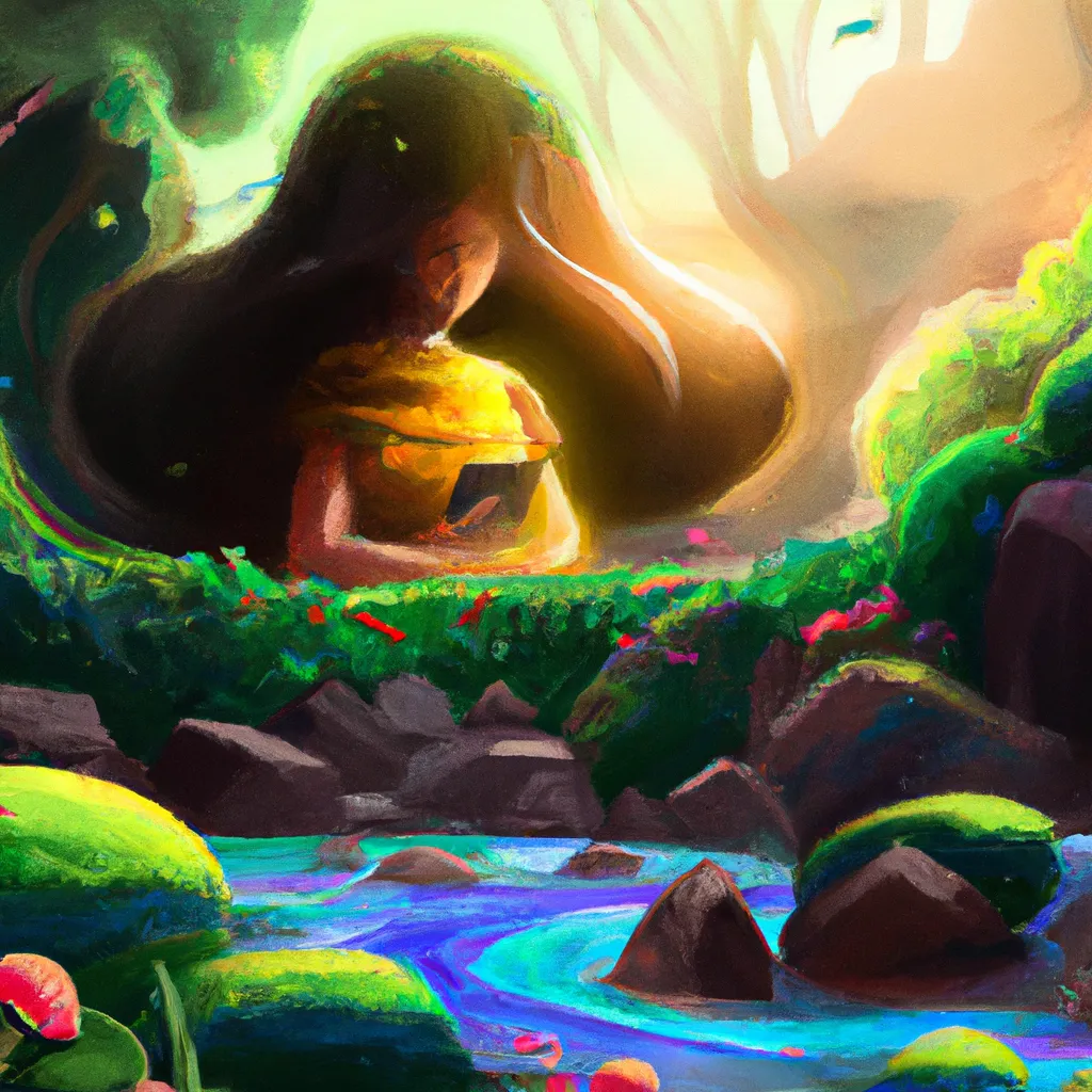 Imagem meditacao natura