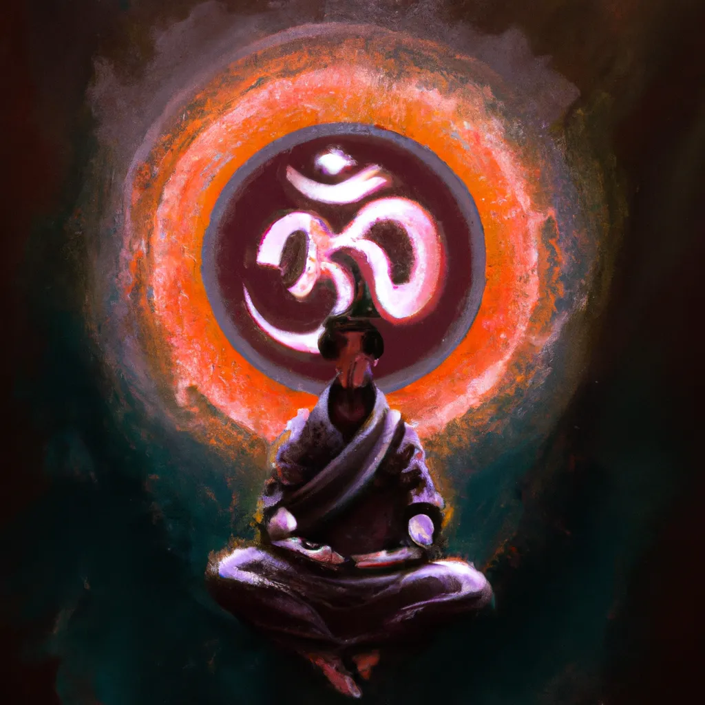 Imagem meditacao om