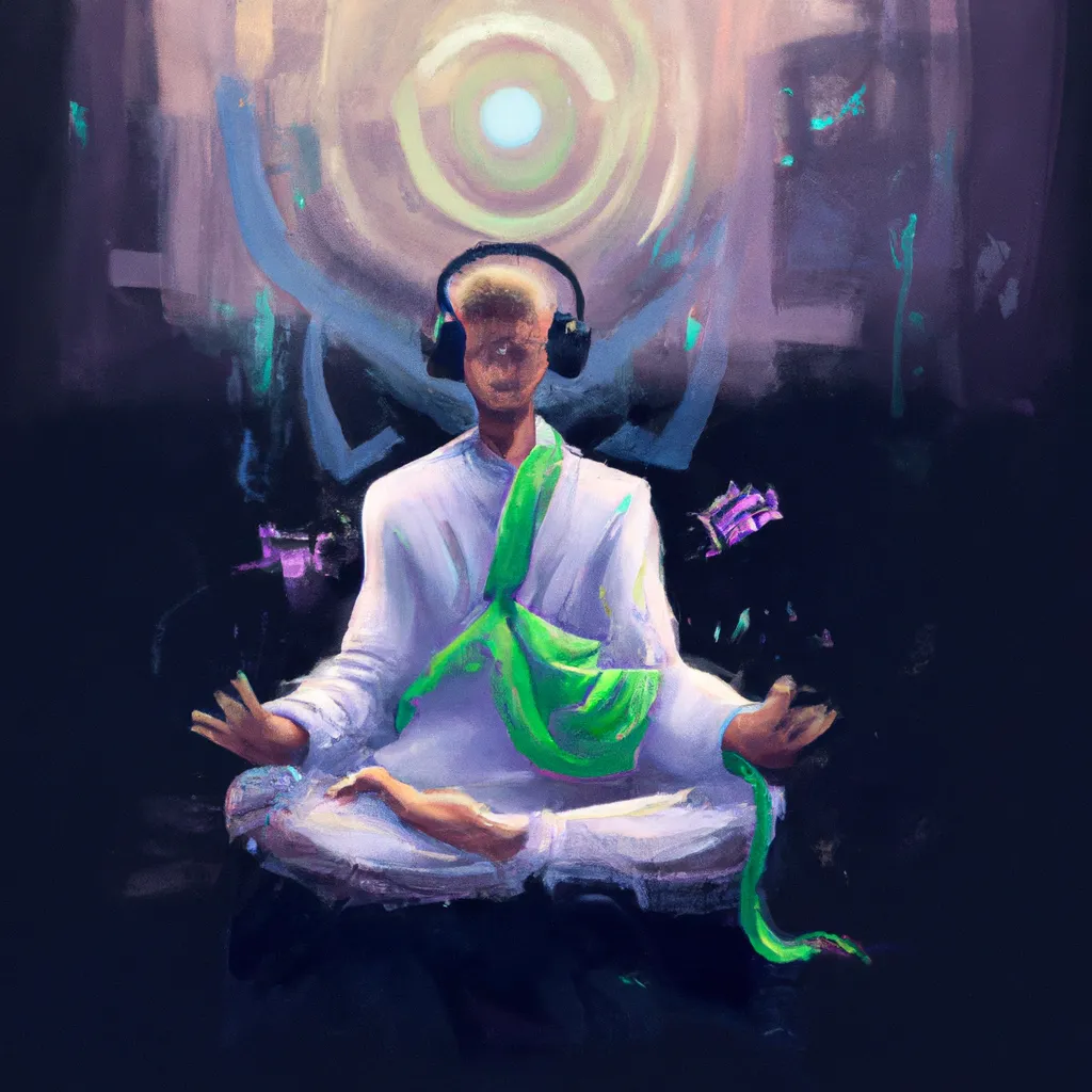 Imagem meditacao online
