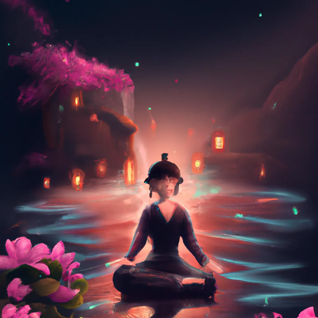 Imagem meditacao oriental