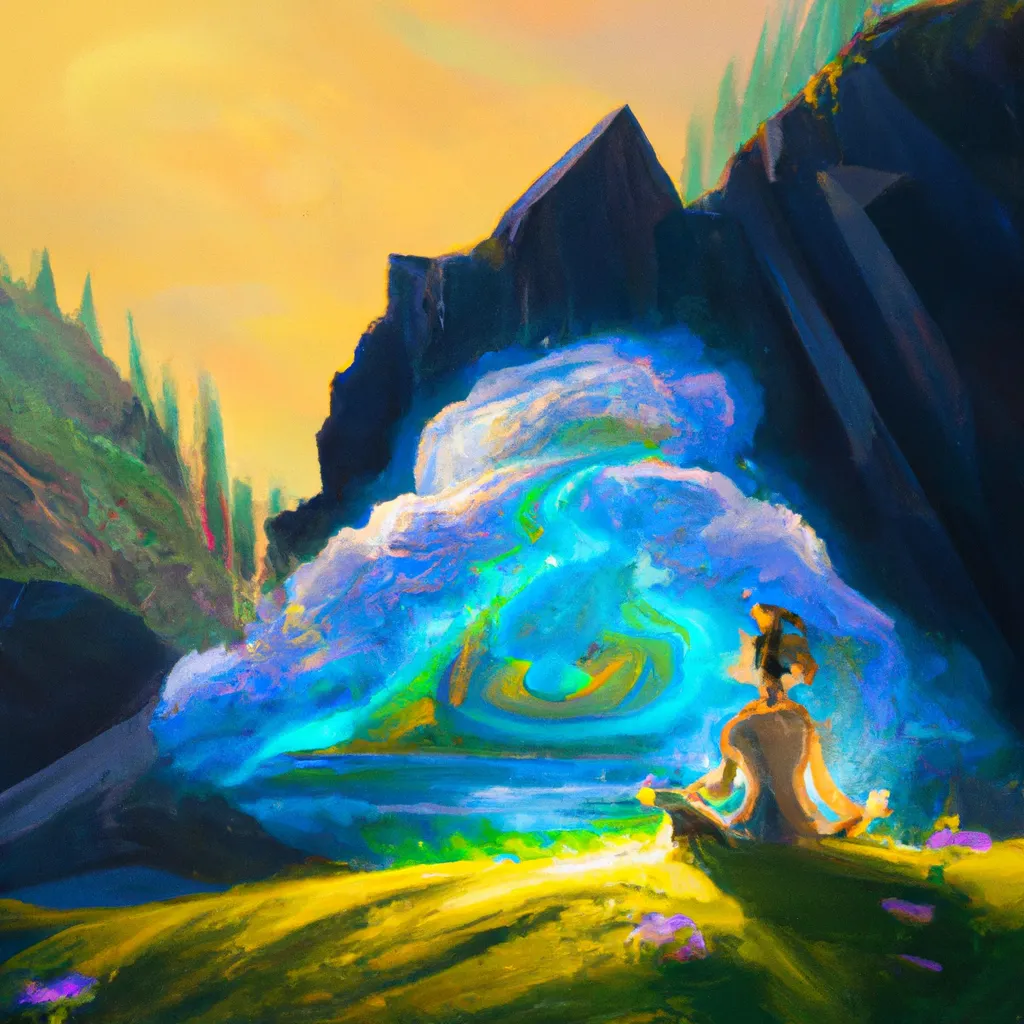 Imagem meditacao origem