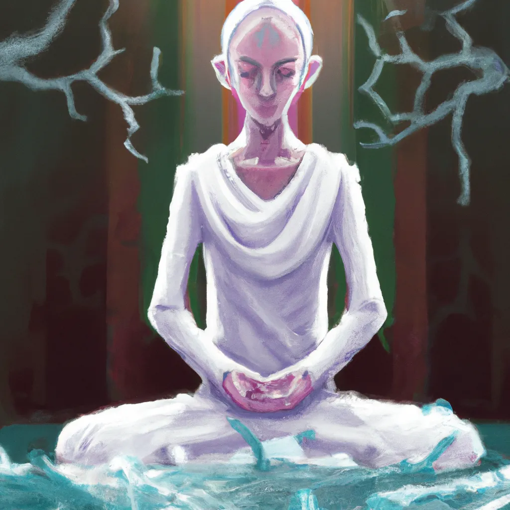 Imagem meditacao para acalmar