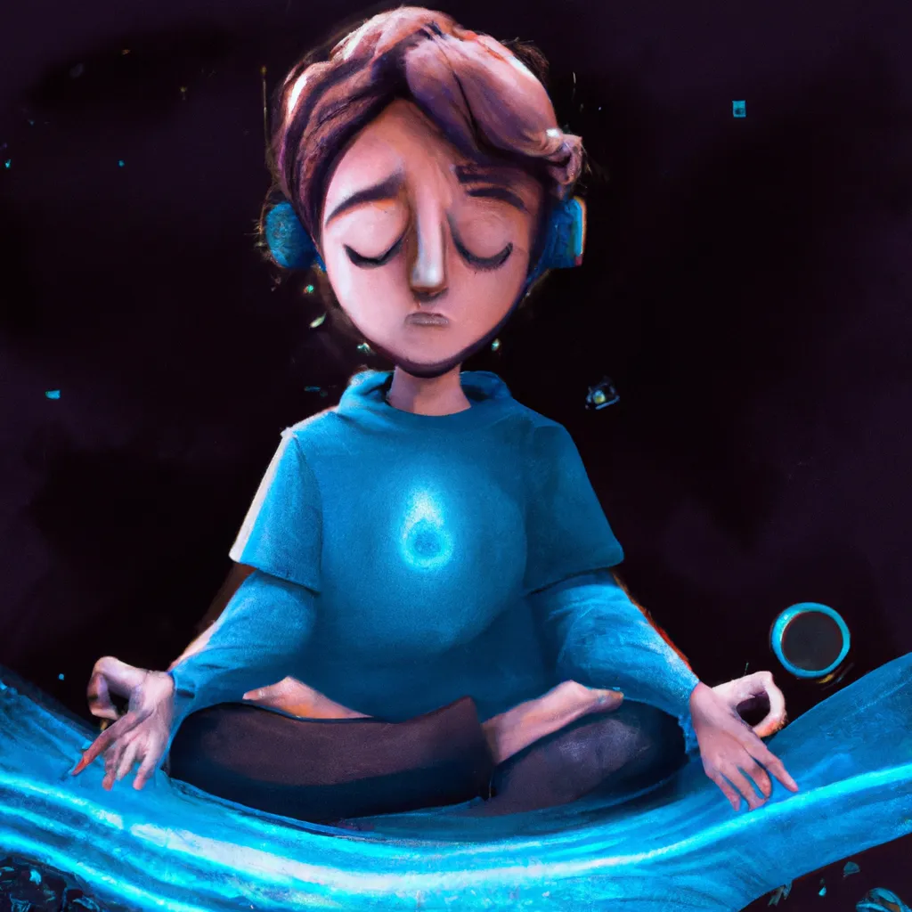 Imagem meditacao para dormir bem