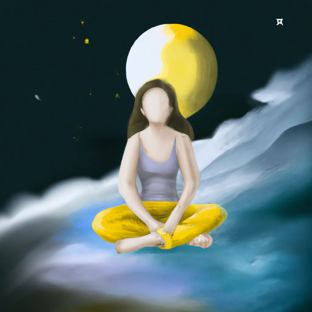 Imagem meditacao para dormir