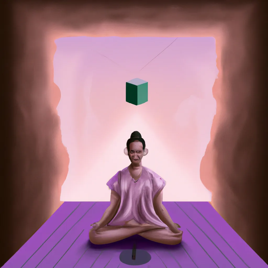 Imagem meditacao quadrada
