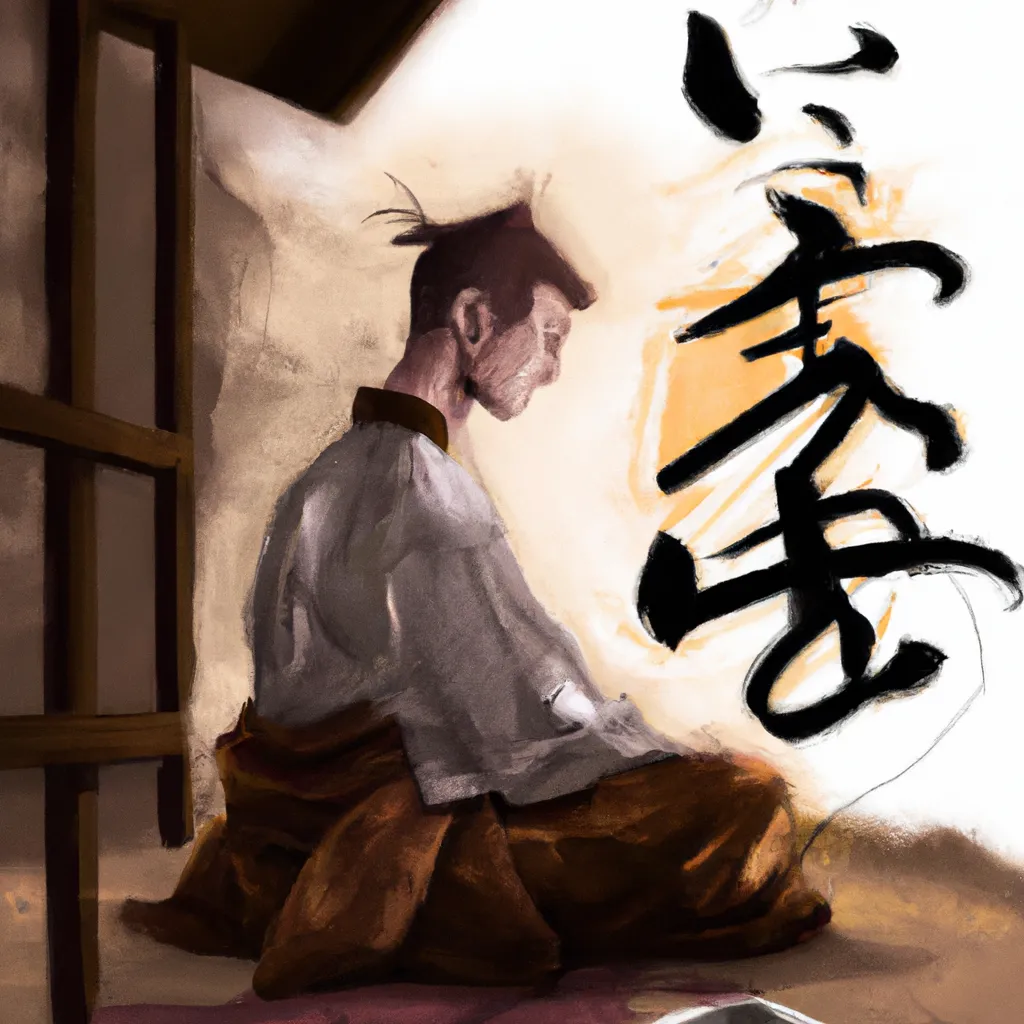 Imagem meditacao shinsokan escrita