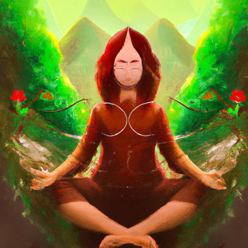Imagem meditacao significado