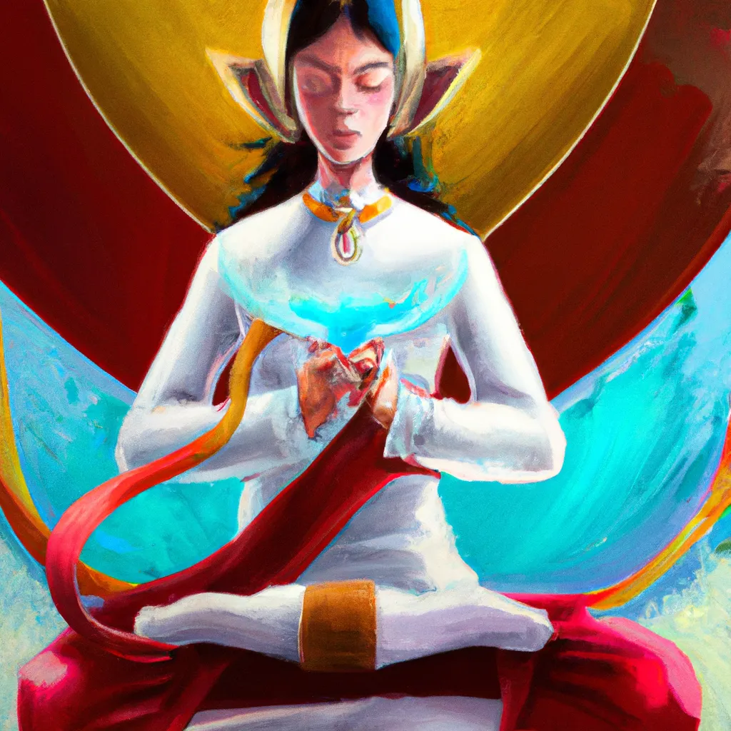 Imagem meditacao tibetana
