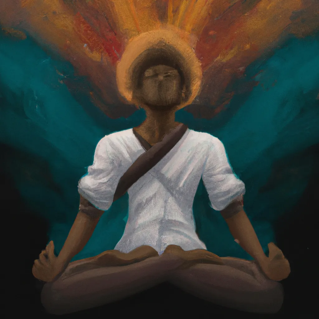 Imagem meditacao vivo