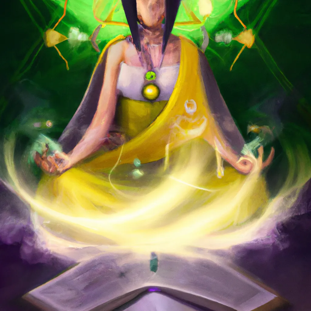 Imagem meditacao xamanica de cura
