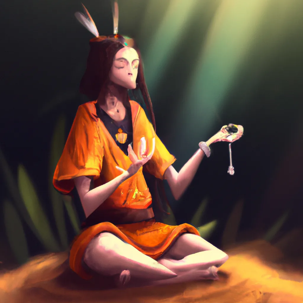Imagem meditacao xamanica guiada
