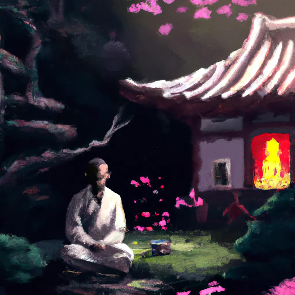 Imagem meditacao zen ou zazen