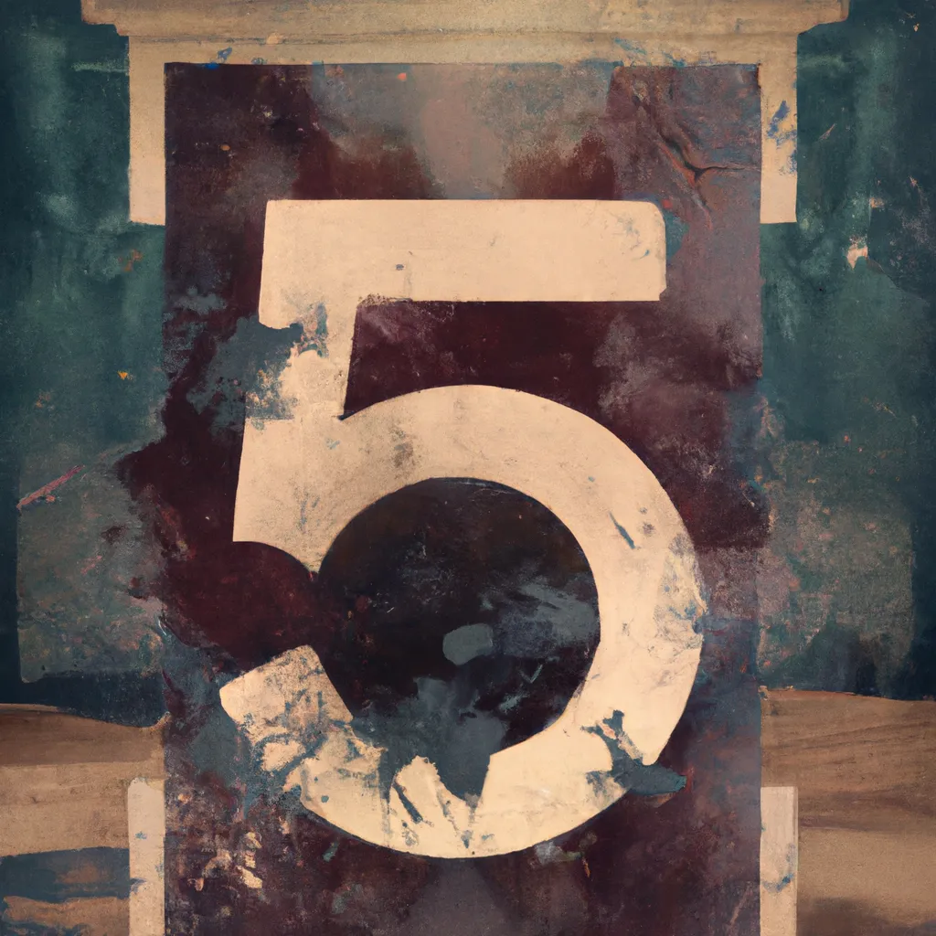 Imagem numerologia do nome numero 5