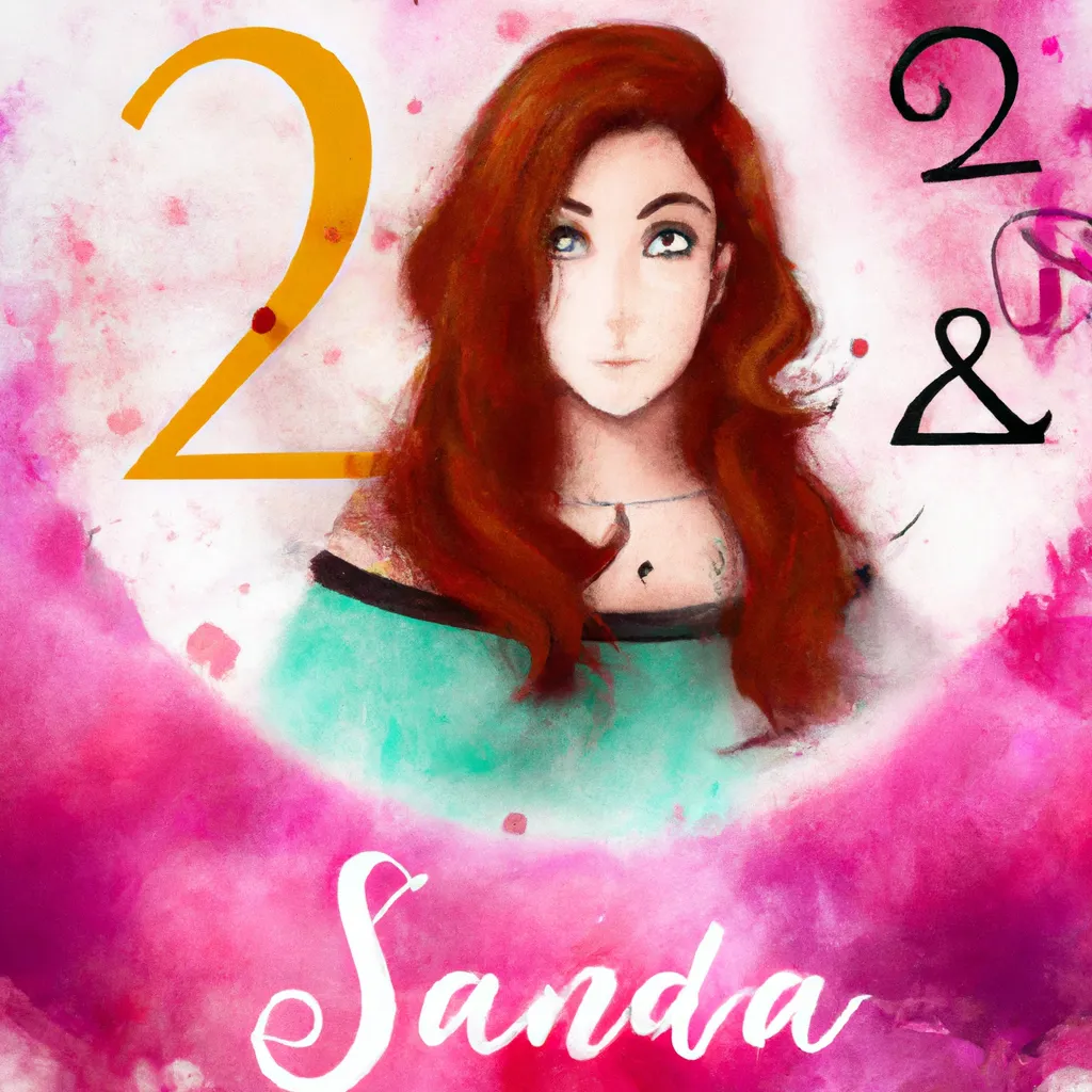 Imagem numerologia do nome sandra