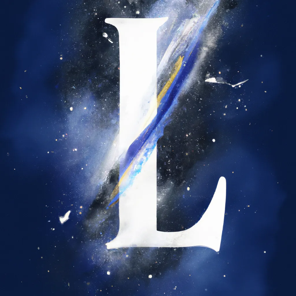Imagem numerologia letra l