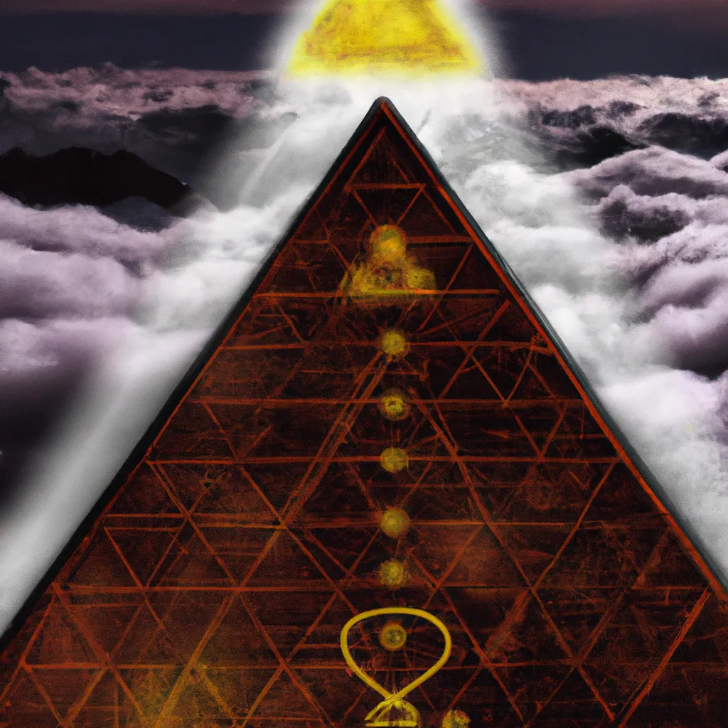 Imagem numerologia piramide invertida