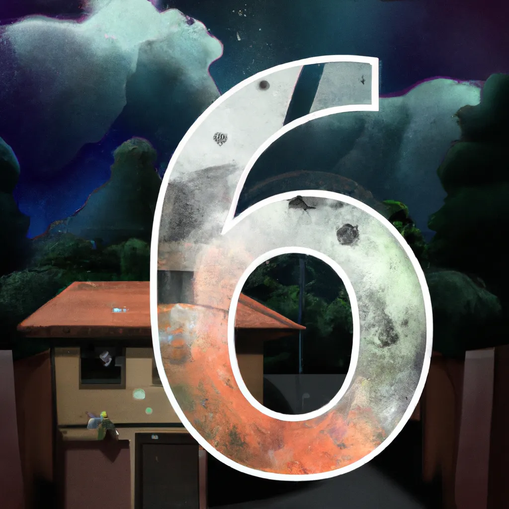 Imagem numerologia residencial 6
