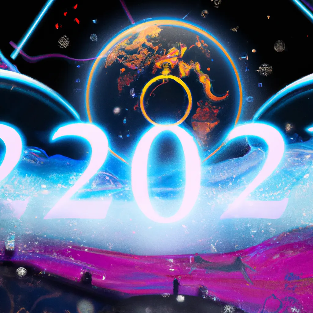 Imagem numerologia reveillon 2023