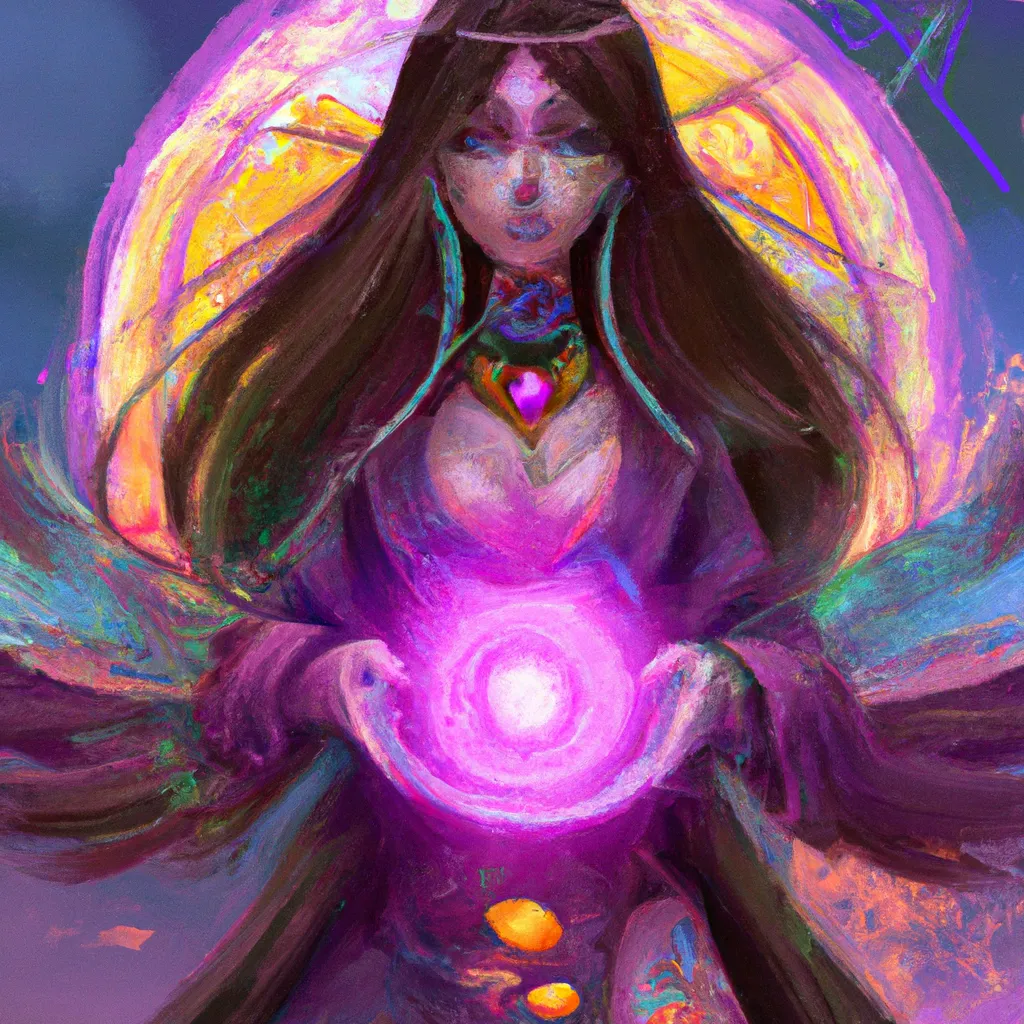 Imagem oraculo sagrado feminino