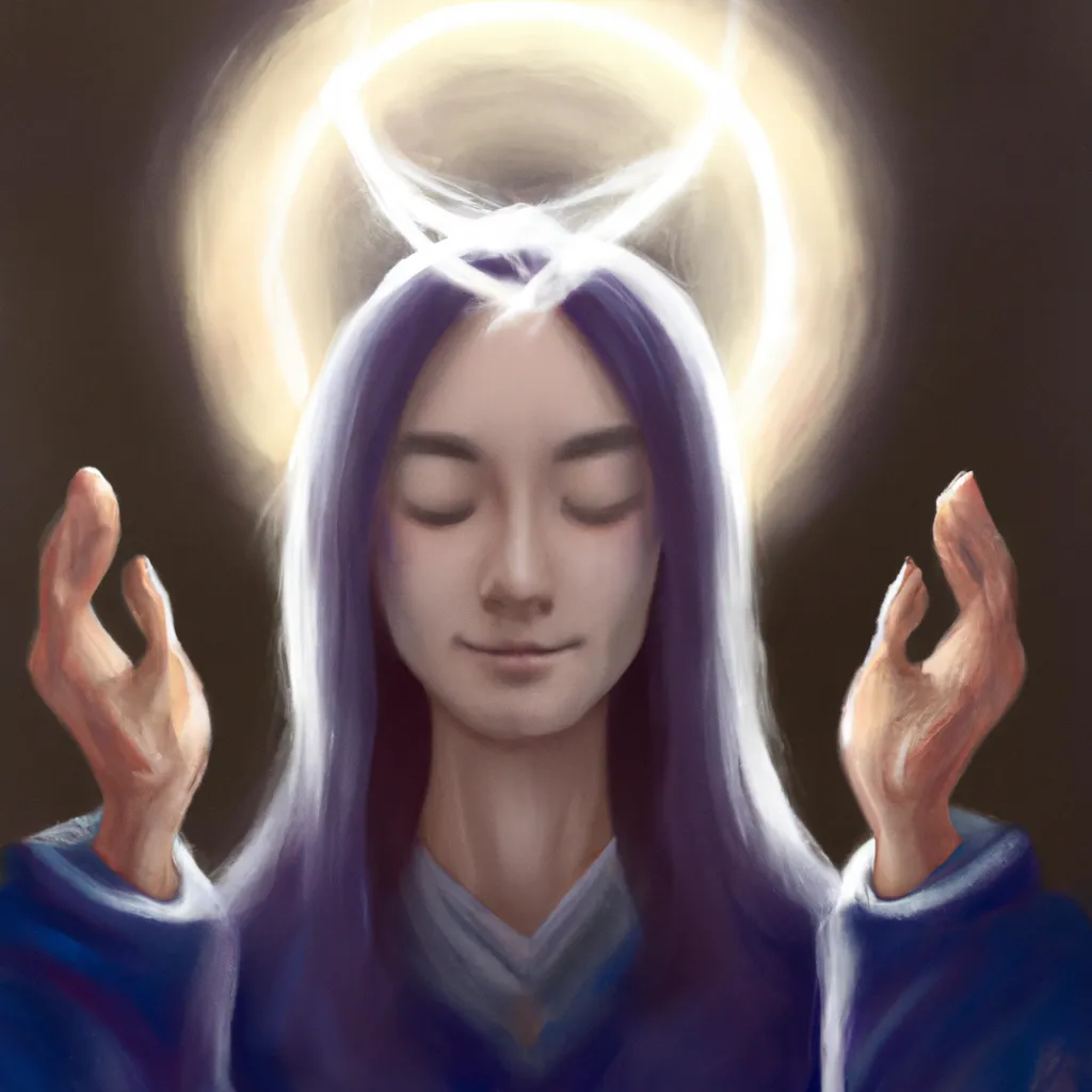 Imagem reiki dor de cabeca