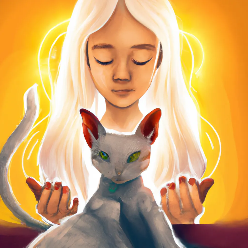 Imagem reiki em animais