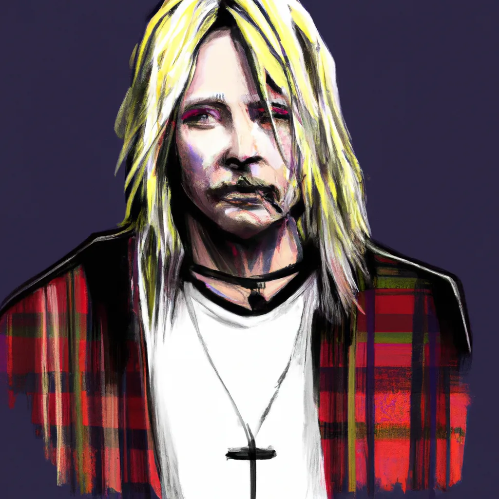 Imagem signo kurt cobain