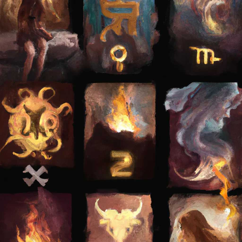 Imagem signos nomes