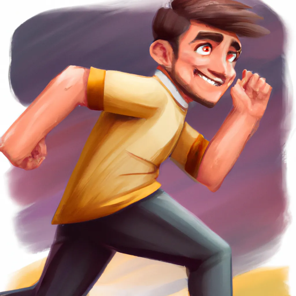 Imagem simpatia homem correr atras de mim