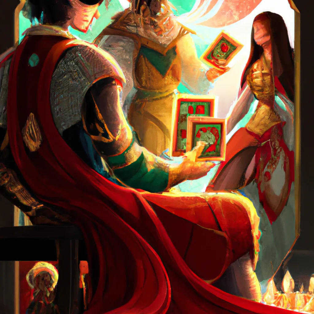 Imagem tarot historia