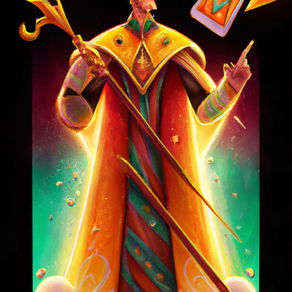 Imagem tarot king of wands