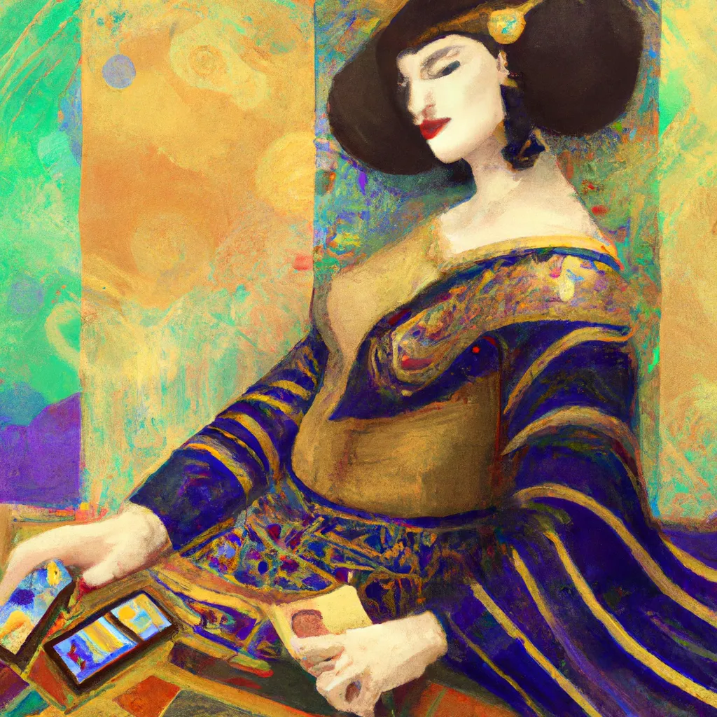 Imagem tarot klimt