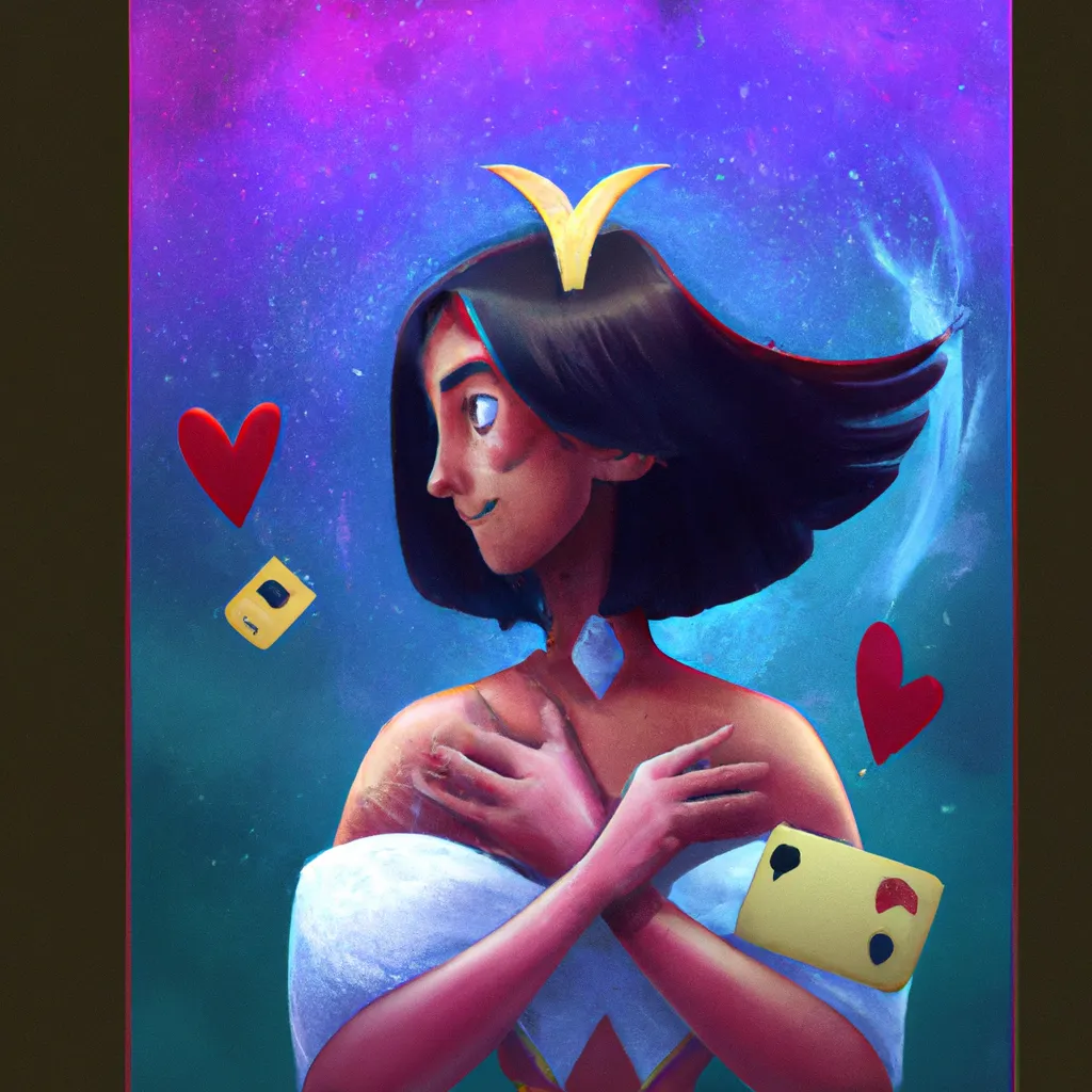 Imagem tarot no amor