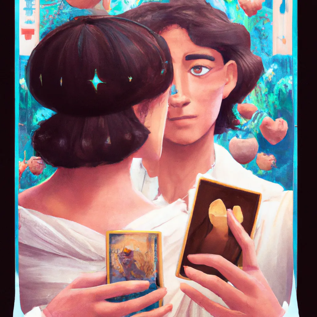 Imagem tarot online amor