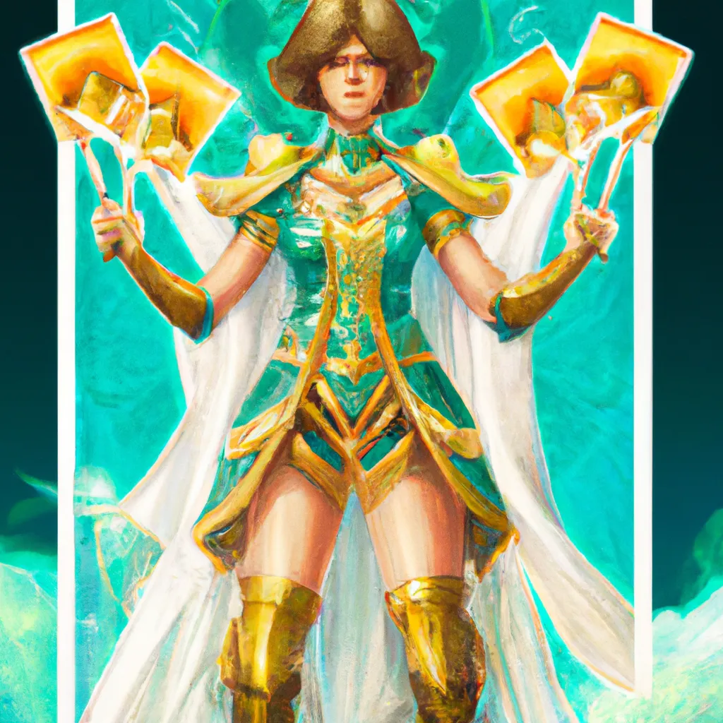 Imagem tarot quatro de espadas
