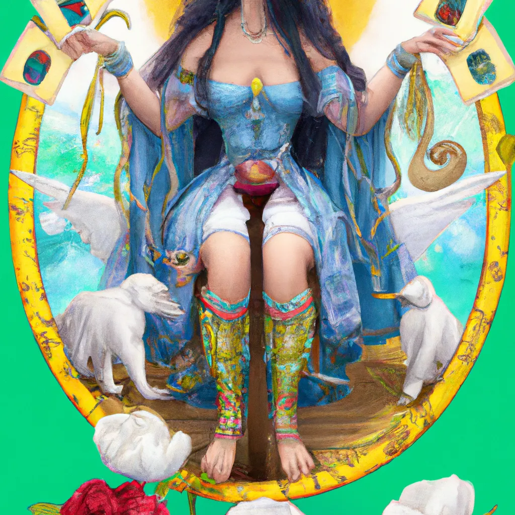 Imagem tarot roda da fortuna