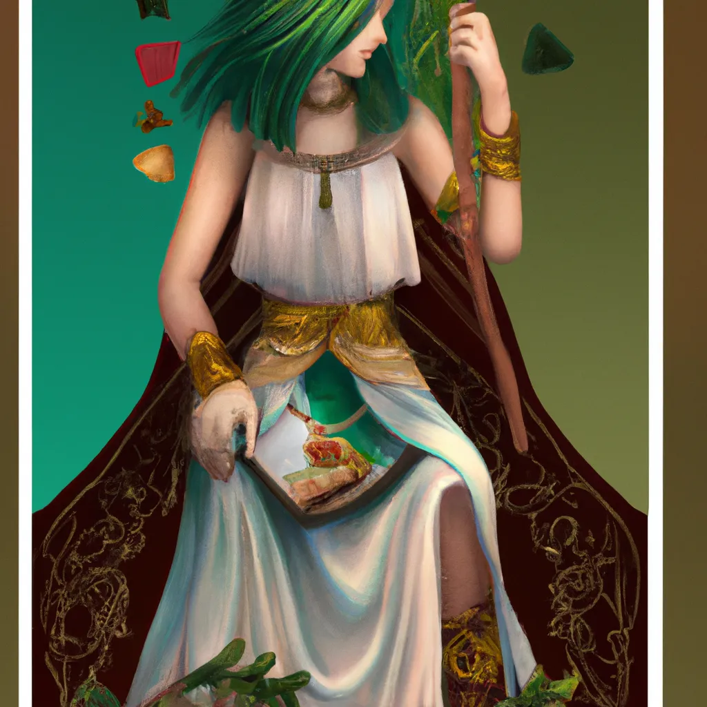 Imagem tarot temperanca