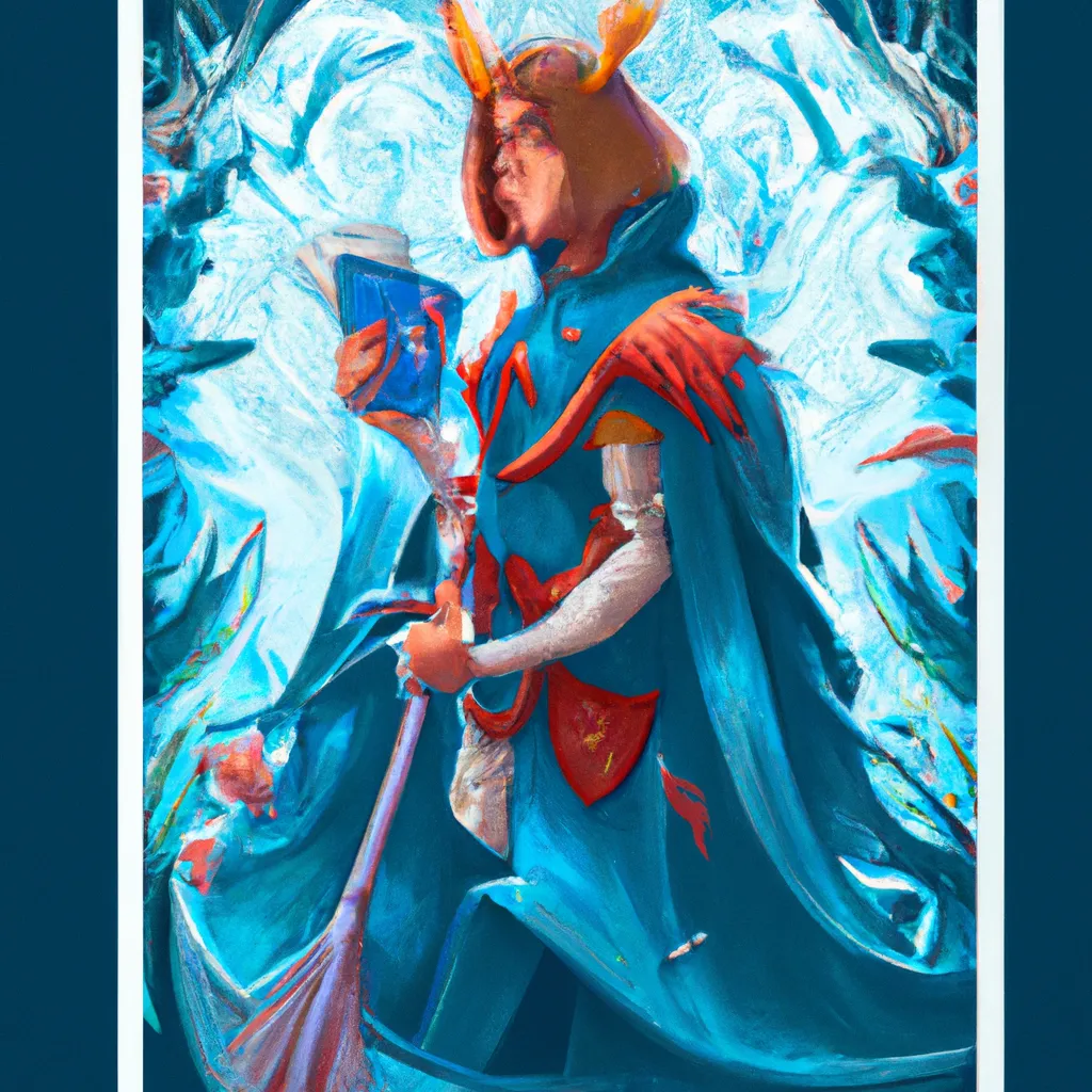 Imagem tarot valete de espadas