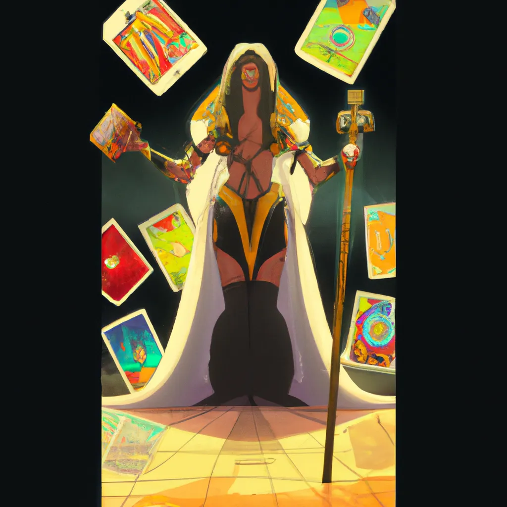 Imagem tarot xamanico cartas