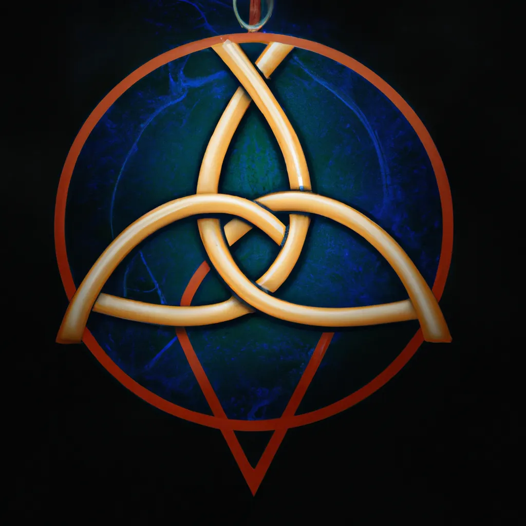 Imagem triquetra in wicca