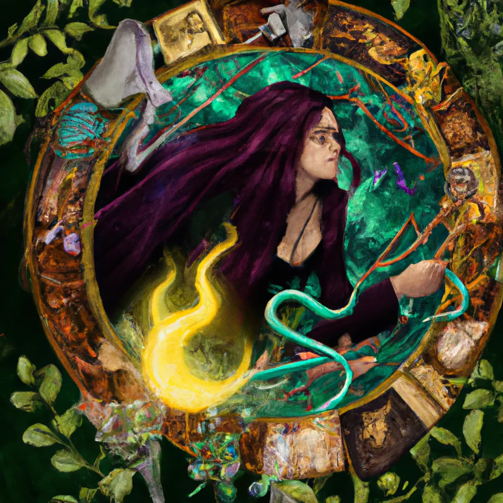 Imagem wicca alfabeto