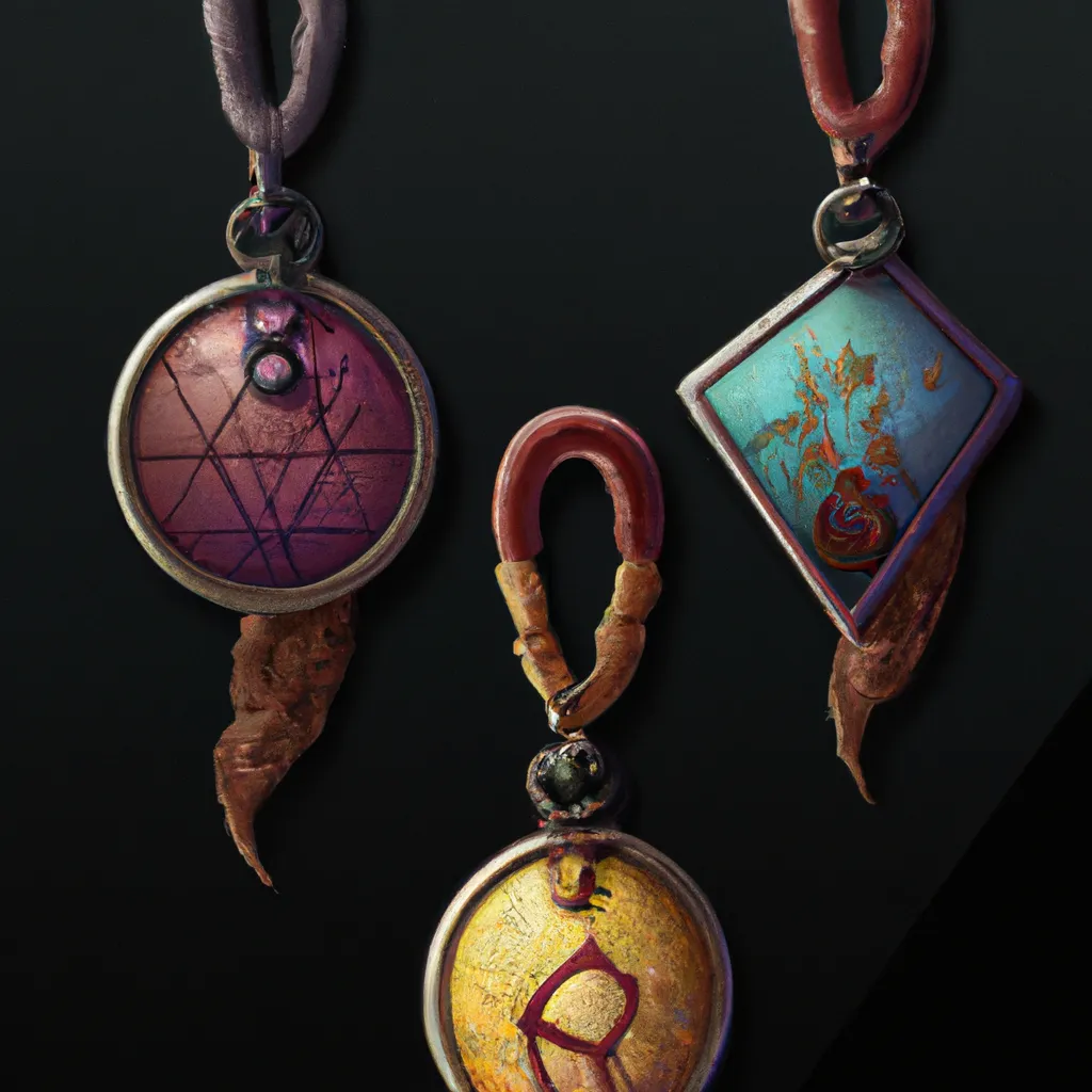 Imagem wicca amuletos