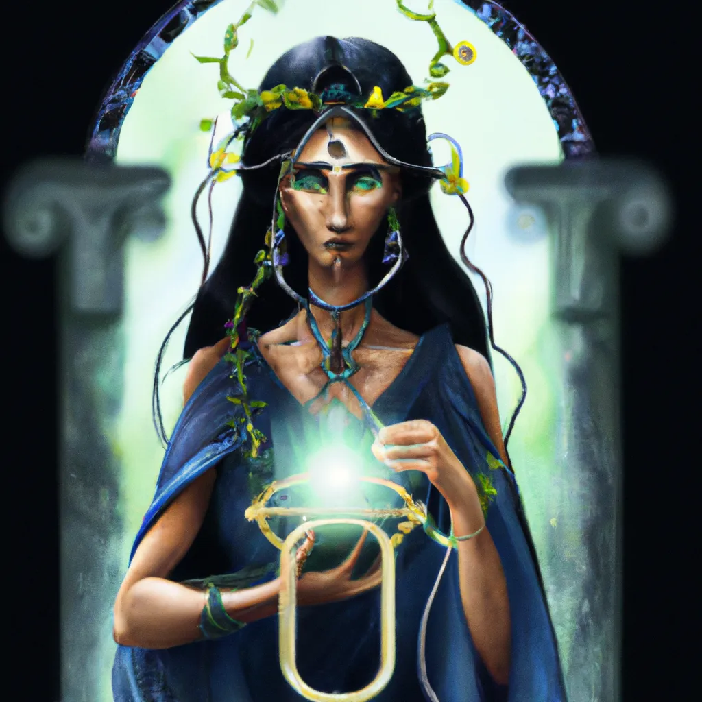Imagem wicca deusa mae