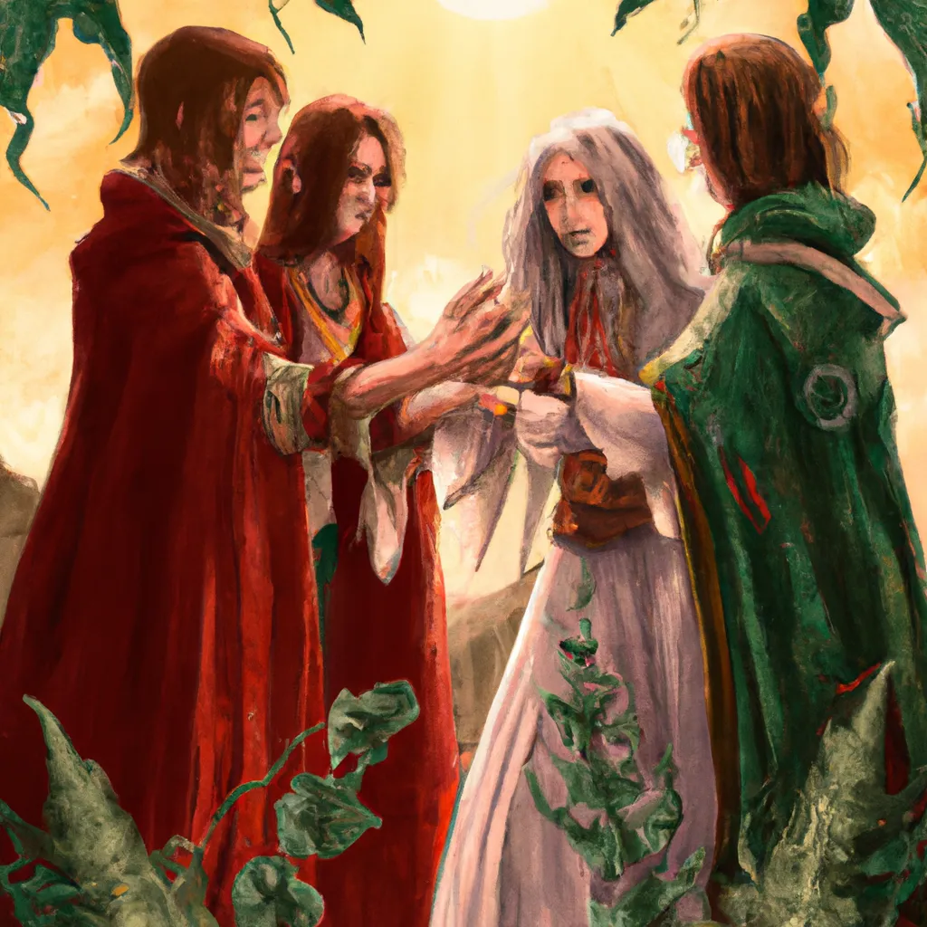 Imagem wicca handfasting