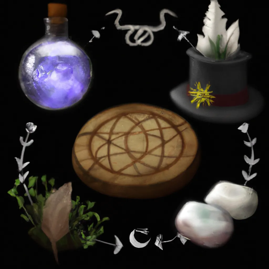 Imagem wicca magia simbolos de proteccion