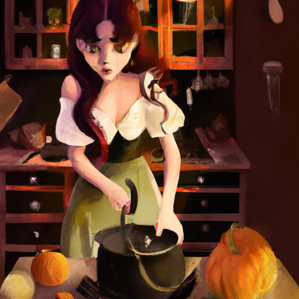 Imagem wicca na cozinha