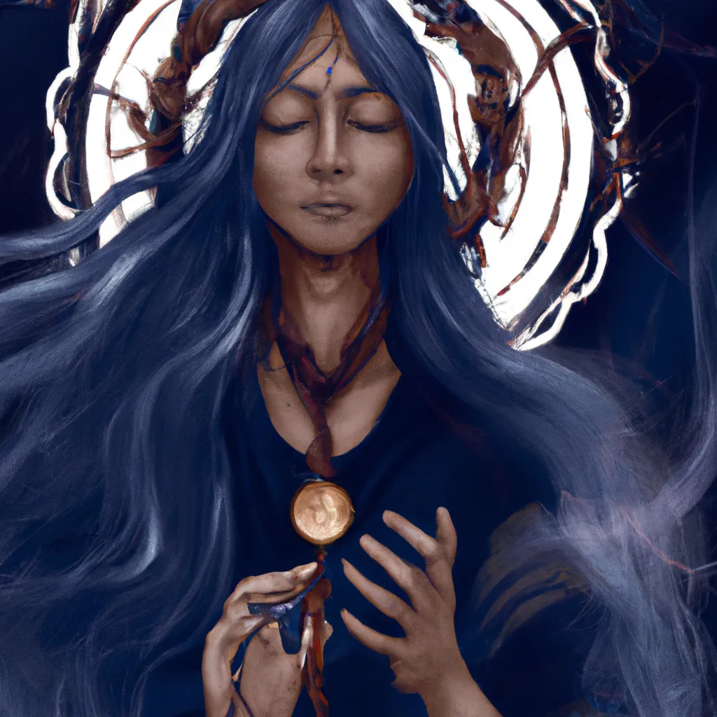 Imagem wicca oracao a deusa